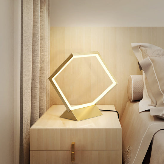 Simple modern bedroom bedside lamp